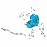 OEM 2018 Ford Escape Turbocharger Diagram - F1FZ-6K682-D