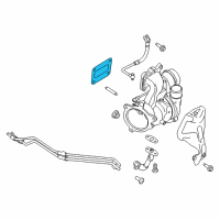 OEM 2016 Ford Fusion Turbocharger Gasket Diagram - DS7Z-9450-A