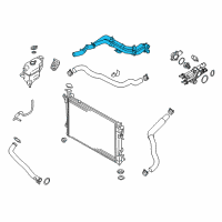 OEM 2013 Kia Sportage Tube Assembly-Oil Cooler Diagram - 254702G600