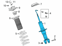 OEM 2021 Chevrolet Corvette Shock Diagram - 84738086