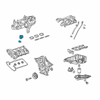 OEM 2022 Chevrolet Camaro Filler Cap Diagram - 55490786