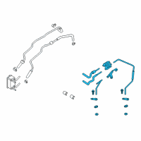 OEM Ford Fusion Cooler Pipe Diagram - EG9Z-7R081-B