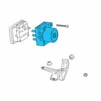 OEM 2018 Cadillac CTS ABS Control Unit Diagram - 84244642