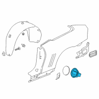 OEM 2011 Chevrolet Camaro Fuel Pocket Diagram - 22765851