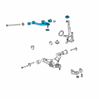 OEM 2009 Toyota Tundra Upper Control Arm Diagram - 48610-0C011