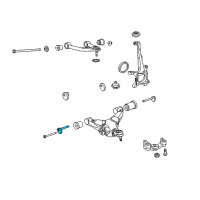 OEM Toyota Tundra Adjust Bolt Diagram - 48409-34040