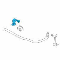 OEM Pontiac Clamp, Rear Stabilizer Shaft Insulator Diagram - 88971298