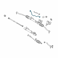 OEM 2010 Nissan Murano Tube Assy-Cylinder Diagram - 49542-1AA0A