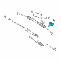 OEM Nissan Murano Gear Sub Assembly-Power Steering Diagram - 49210-1AA0A