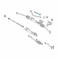 OEM 2014 Nissan Murano Tube Assy-Cylinder Diagram - 49541-1AD0B