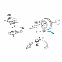 OEM 2014 Cadillac SRX Vacuum Hose Diagram - 20855429