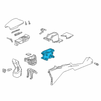 OEM Honda HR-V Holder Assembly, Cup (Deep Black) Diagram - 77230-T7J-H01ZA