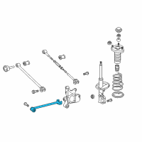 OEM 2015 Toyota Venza Strut Rod Diagram - 48780-48081