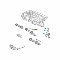 OEM 2012 Honda Fit Bulb (T5) (14V 140Ma) Diagram - 79555-TF0-003