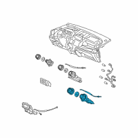 OEM 2009 Honda Fit Control Assy., Mode *NH699L* (NEUTRAL MAT GUN METALLIC) Diagram - 79550-TK6-A01ZA