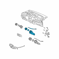 OEM 2009 Honda Fit Control Assy., Temperature *NH699L* (NEUTRAL MAT GUN METALLIC) Diagram - 79560-TK6-A01ZA