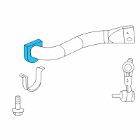 OEM Chevrolet Trailblazer Insulator, Front Stabilizer Shaft Diagram - 15125531