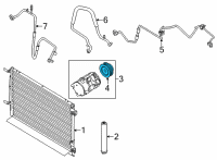 OEM Ford Mustang Clutch & Pulley Diagram - KR3Z-19V649-A