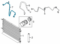 OEM 2020 Ford Mustang AC Line Diagram - KR3Z-19972-B