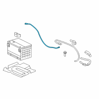 OEM Cadillac CTS Cable Diagram - 20998299