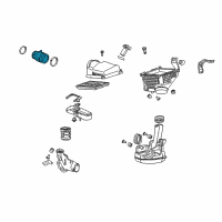OEM 2014 Honda Crosstour Tube, Air Flow Diagram - 17228-R53-A00