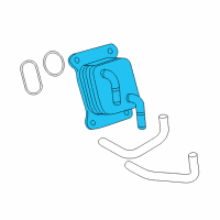 OEM 2020 Toyota Tacoma Oil Cooler Diagram - 15710-0P020