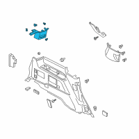 OEM Ford Expedition Rear Pillar Trim Diagram - JL1Z-4031011-CC