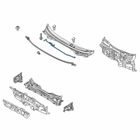 OEM 2017 Hyundai Sonata Hose & Connector Assembly-Windshield Washer Diagram - 98660-C1000