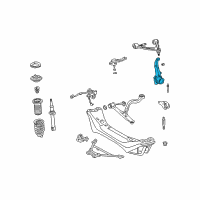 OEM Lexus GS400 Knuckle, Steering, RH Diagram - 43211-30210