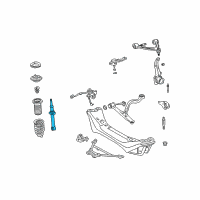 OEM 2005 Lexus GS300 ABSORBER Set, Front Diagram - 48510-80236