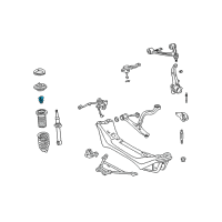 OEM Lexus GS400 Front Spring Bumper Diagram - 48331-30120