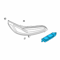 OEM 2022 BMW Z4 REAR LIGHT BUMPER Diagram - 63-21-7-450-452