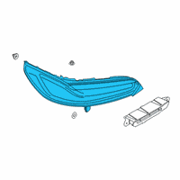 OEM BMW Z4 Tail Light Left Diagram - 63-21-7-439-019