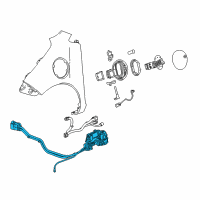 OEM Chevrolet Spark EV Cable Assembly Diagram - 24278342