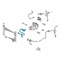 OEM 2015 Lexus LS600h Hose Sub-Assembly, DISCH Diagram - 88703-50070