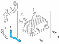 OEM 2019 Ford Ranger Outlet Tube Diagram - KB3Z-8548-A