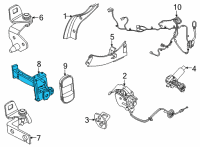 OEM Ford Mustang Mach-E CHECK ASY - DOOR Diagram - LJ8Z-5827204-A