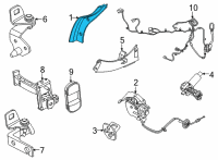 OEM 2022 Ford Mustang Mach-E HANDLE ASY - DOOR - OUTER Diagram - LJ8Z-5822404-AC