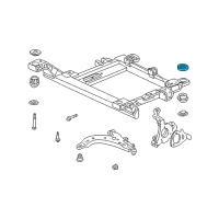 OEM 2000 Chevrolet Monte Carlo Insulator Asm-Drivetrain & Front Suspension Frame *Gray Diagram - 10299472