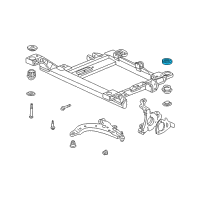 OEM 2003 Chevrolet Impala Insulator Asm-Drivetrain & Front Suspension Frame *Gray Diagram - 10299472