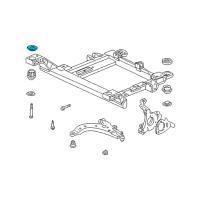 OEM Pontiac Front Insulator Diagram - 15240239