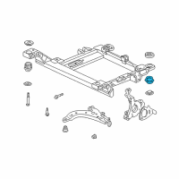 OEM 2005 Chevrolet Monte Carlo Insulator Asm-Drivetrain & Front Suspension Frame *Green Diagram - 10402883