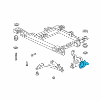 OEM 2001 Buick Century Bracket, Front Wheel Speed Sensor Wire Diagram - 18040498