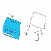 OEM 2015 Jeep Patriot LIFTGATE Diagram - 68279277AA