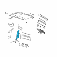 OEM 2006 Ford F-150 Pillar Trim Diagram - 4L3Z-15278D12-AAC