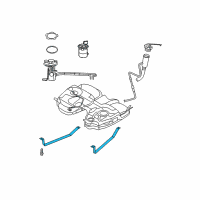 OEM Chrysler Pacifica Strap-Fuel Tank Mounting Diagram - 4809404AC
