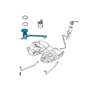 OEM 2007 Chrysler Pacifica Fuel Pump Module/Level Unit Diagram - 5101805AE