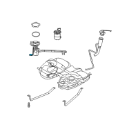 OEM 2004 Chrysler Pacifica Fuel Level Unit Kit Diagram - 5101804AC