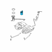 OEM 2008 Chrysler Pacifica Fuel Pump Module/Level Unit Diagram - 68028057AB