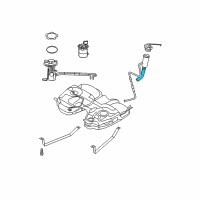 OEM Chrysler Pacifica Hose-Fuel Filler Tube Diagram - 5103355AA